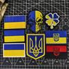 Flag Embroidery Morale Badge Velcro Trident Outdoor Military Fan Badge Military Fan Tactical Arm