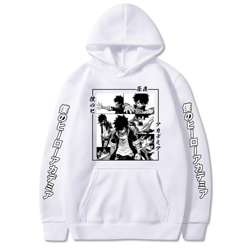 My Hero Academia Bakugou Dabi Hoodie Fashion Design Men's Women's Sweatshirt Fleece Oversized Couples Streetwear Hoodies