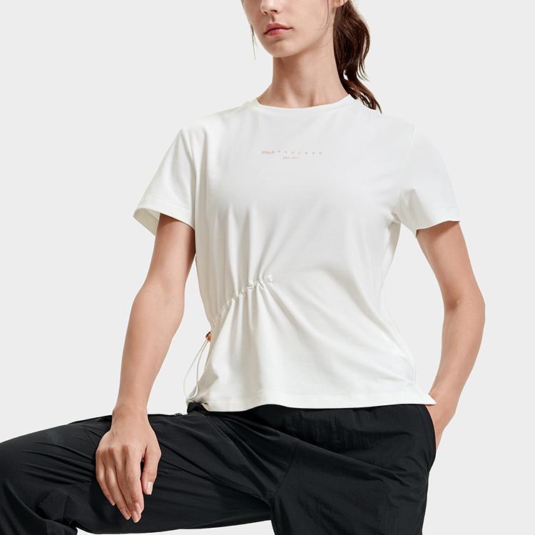 New FILA T Shirts Women's Summer Cloud Gray A11W317104F-GY