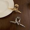Mno Metal Ribbon Hairpin Updo Hair Clip Long Hair Ornament Hairpin