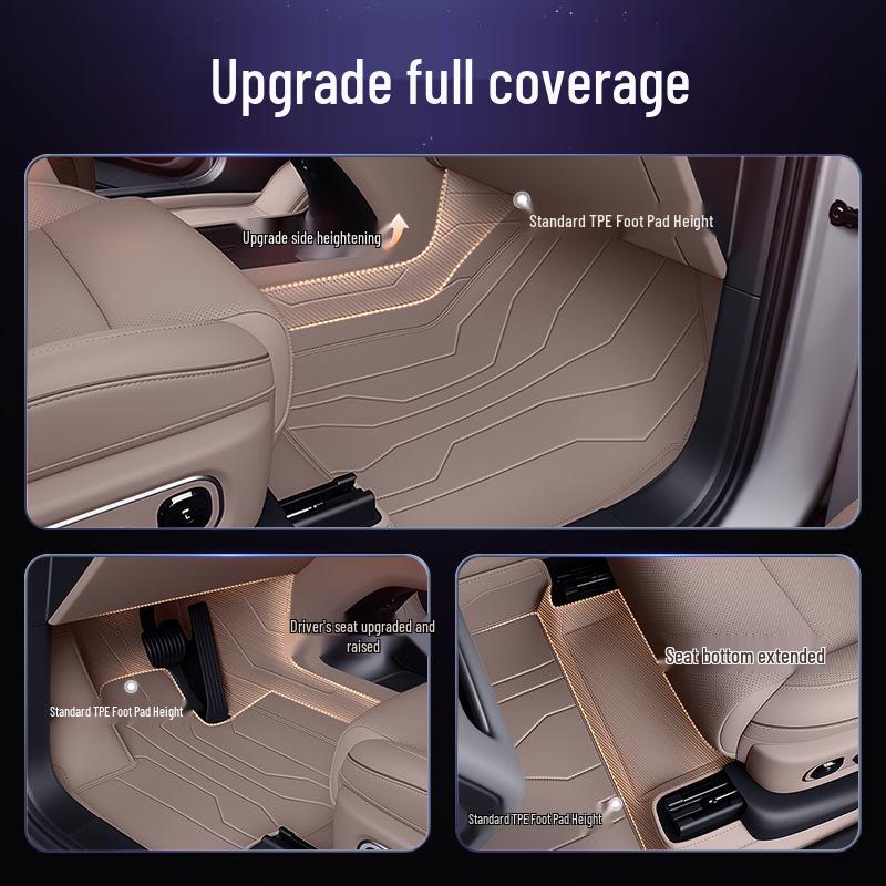 Zhiji LS9 Full-Coverage Interior Kit: Trunk Mats & Accessories