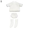 Ob11 Doll Clothes Striped Tops T-shirt Shorts Socks Suit Knitted Sweatshirt For Mini 1/12 Doll Cute Surprise Face Boy Girl Gift