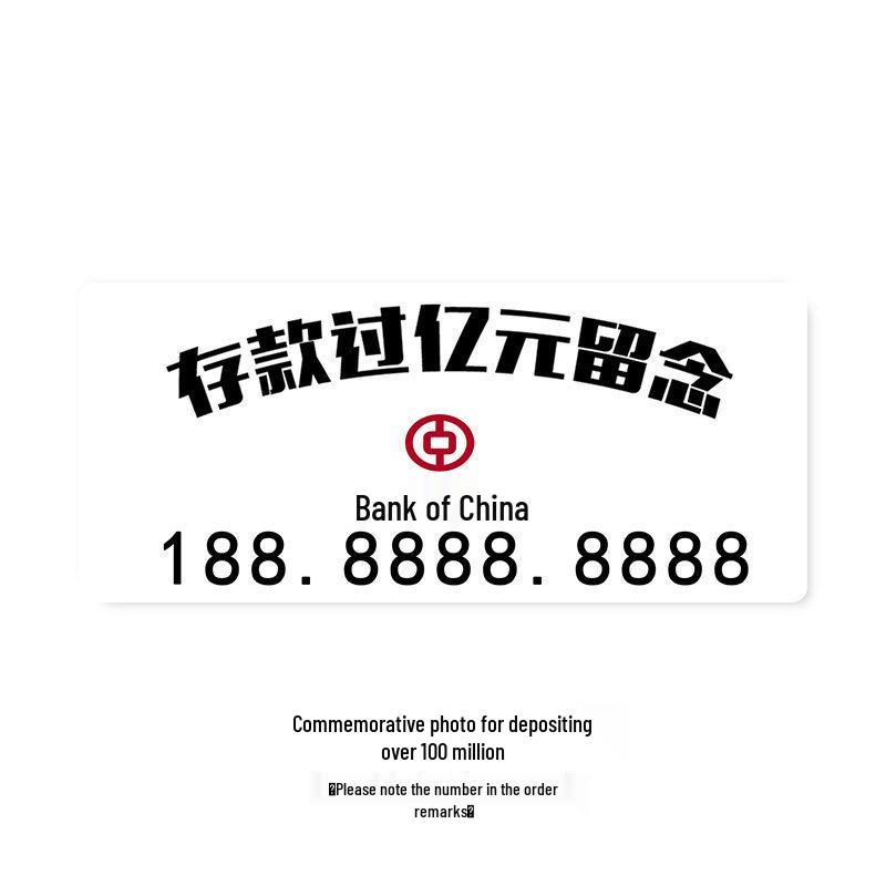 Personalized Temporary Car Parking Number Plate - Creative and Funny белый