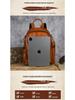 Top Grain Cowhide Retro Large Capacity Women's Backpack, Vegetable Tanned Leather Shoulder Bag, Handmade and Practical.