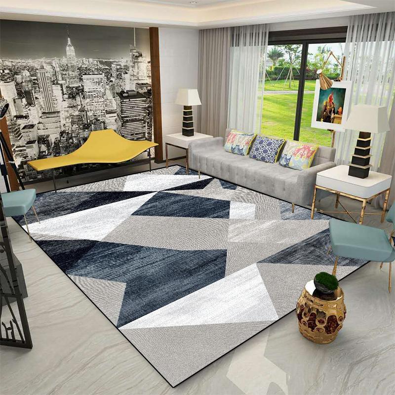 Modern Luxury Geometric Carpet Decoration Living Room Large Size Rug Home Sofa 200x300 Cm Area Rugs Bedroom Bedside Non-slip Mat