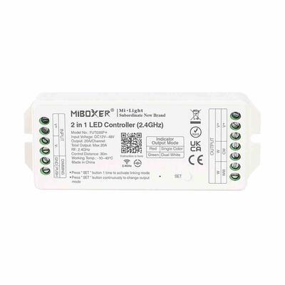 Mi-Light Kontroler 2W1 Mono/Cct 12-48Vdc 20A Fut035P+