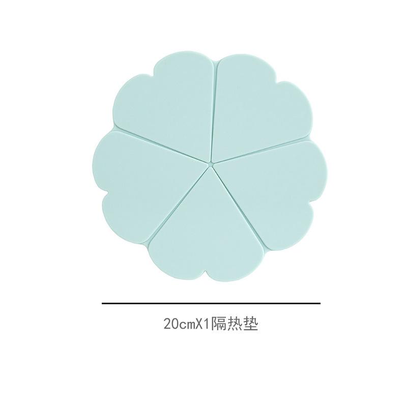 Flower silicone thermal insulation mat Nordic creative anti-scalding silicone mat Pot mat High temperature resistant table mat Placemat thermal