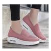Women's Sports Shoes with Thick Sole and Air Cushion, Casual Shoes with Mesh Surface, Stepping on One Foot To Increase Height, Walking Shoes for Women