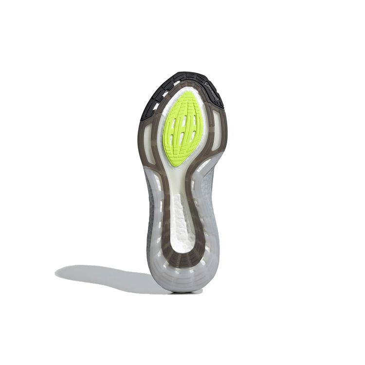 Adidas UltraBoost 21 Halo Silver Męskie Sneakersy Szary Grey-Two Solar-Yellow FY0432