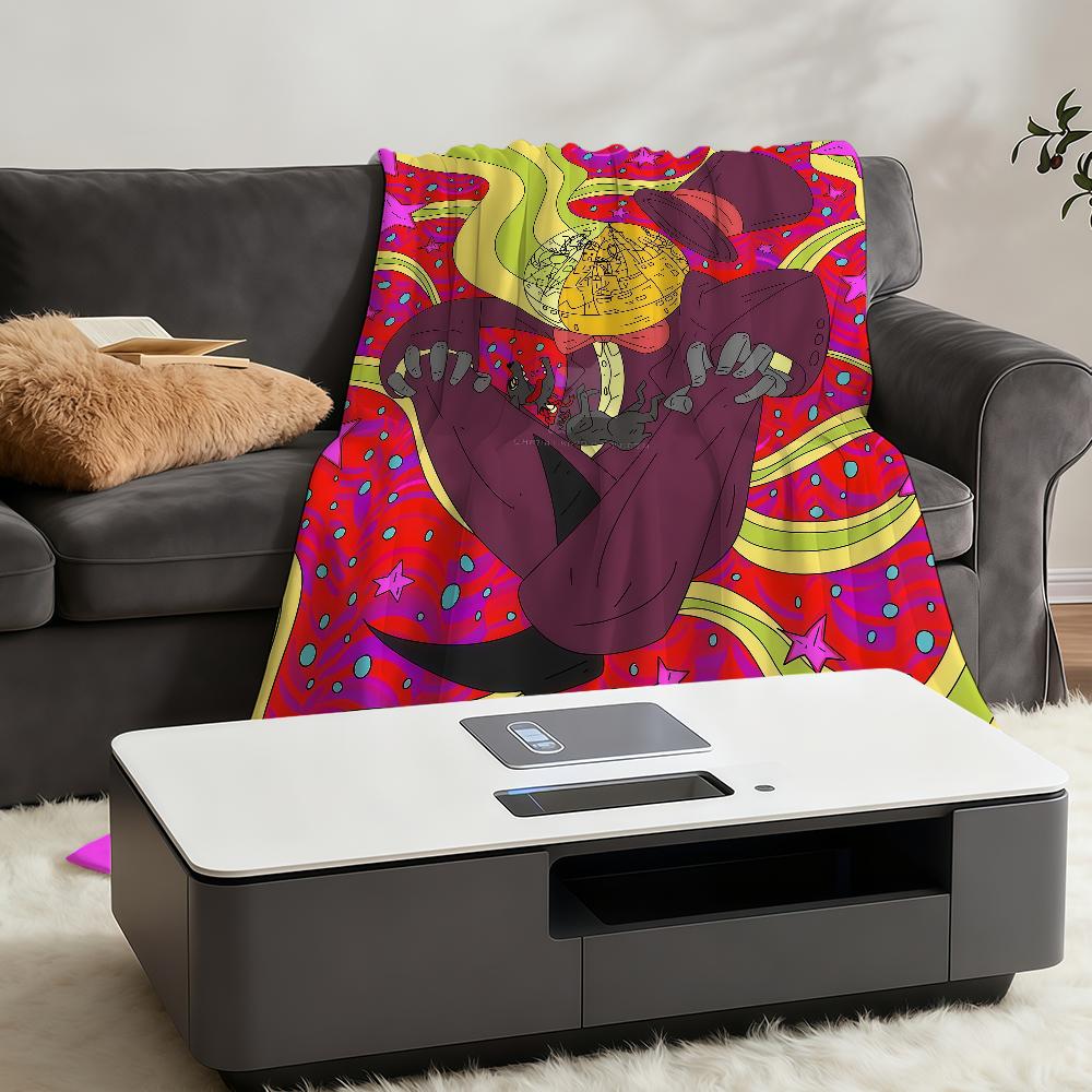 Cartoon S-Superjails Blanket Throw Super Cosy Plush Living Room Sofa Couch Childish Birthday Gifts