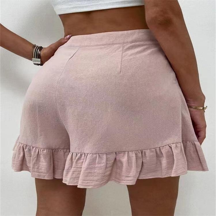 Women's 2025 High Waist Summer Casual Loose Wide Leg Shorts - European & American Style