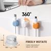 Rotating Desktop Cable Organizer: Mobile Phone Charging and Management Clip