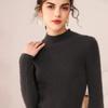 Women's 100% Cashmere High Neck Slim Fit Pullover Sweater