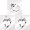 Fashionable Swirling Zirconia Ring With Dragonfly Design For Womens Stylish Jewelry