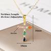 Shiny Rhinestones Cross Necklace Colorful Cubic Zirconia Pendant Christian Religious Jewelry for Women Fashion Choker Gift