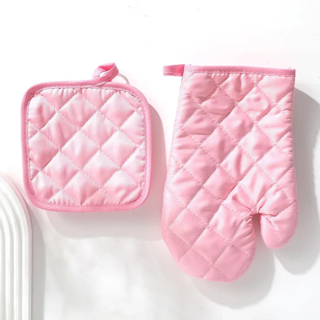 1 Set Insulation Gloves High Temperature Resistant  Anti Scalding Thickening Soup Porridge Casserole Stew Pot