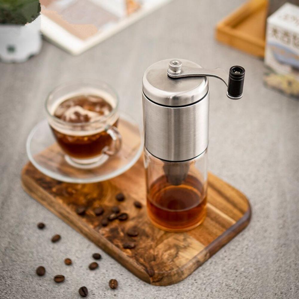 Manual Travel Coffee Mill with Filter Coffee Grinding Machine Household Coffee Drip Bottle  Outdoor