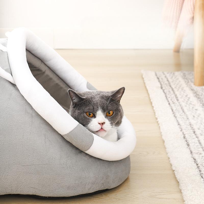 Cat Litter Enclosed Semi-enclosed Dog Litter Cat House Small and Medium-sized Dog Pet Litter for All Seasons