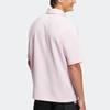 Adidas NEO Solid Color Loose Casual Short Sleeve Polo Shirt Unisex Tops Pink HM2013