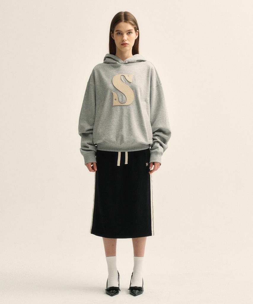 Seteo (W) Roton Midi Skirt Caviar Black