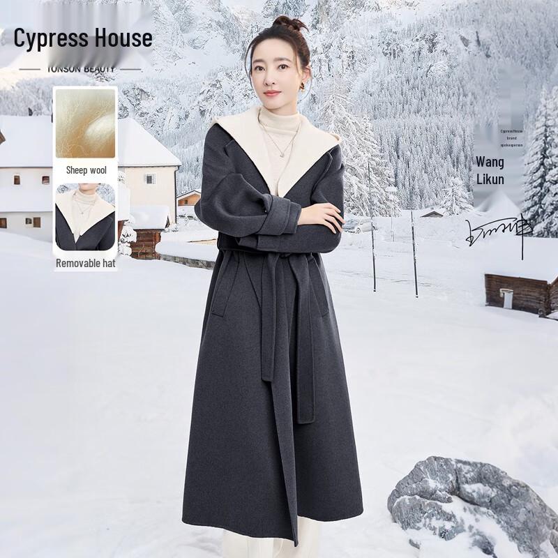 Women s Celebrity Style Double-Faced Lamb Wool Winter Coat S