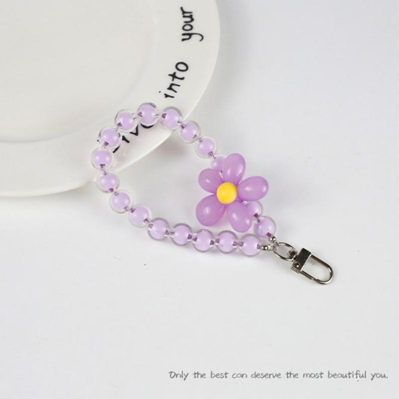 1Pc Macaron-Colored  Bead String  Mobile Phone Lanyard Ins Chain