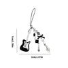 Fashionable Guitar Keychain Trendy Music Guitar Key Ornament for Girls and Women Add Charm to Everyday Accessories
