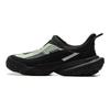 Li Ning CF Trail Lite Casual Comfortable Breathable Shock Absorbing Non-Slip Low-Top Outdoor Hiking Shoes Unisex Hiking Shoes Black Green AHCU035-6