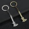 Mini Vernier Caliper Pocket Key Chain Keyring Ornaments Small 3D Movable Precision Measure Tool Slider Ruler Accessories
