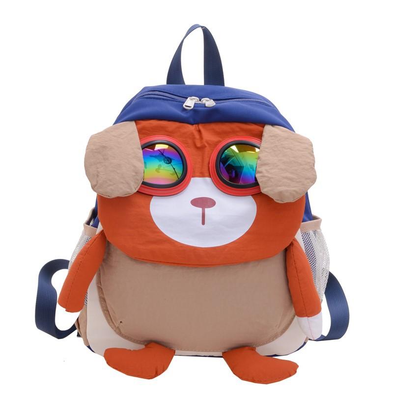 Schoolbag Fashion Children's Backpack Girl Boy Baby Outdoor Travel Light Burden Reduction Backpack Cute Cute Pet Out Bag