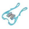 6 Wheel Neck Massager Manual Cervical Spine Massager Acupoint Pressing Massage Roller Tool for Home Use Blue