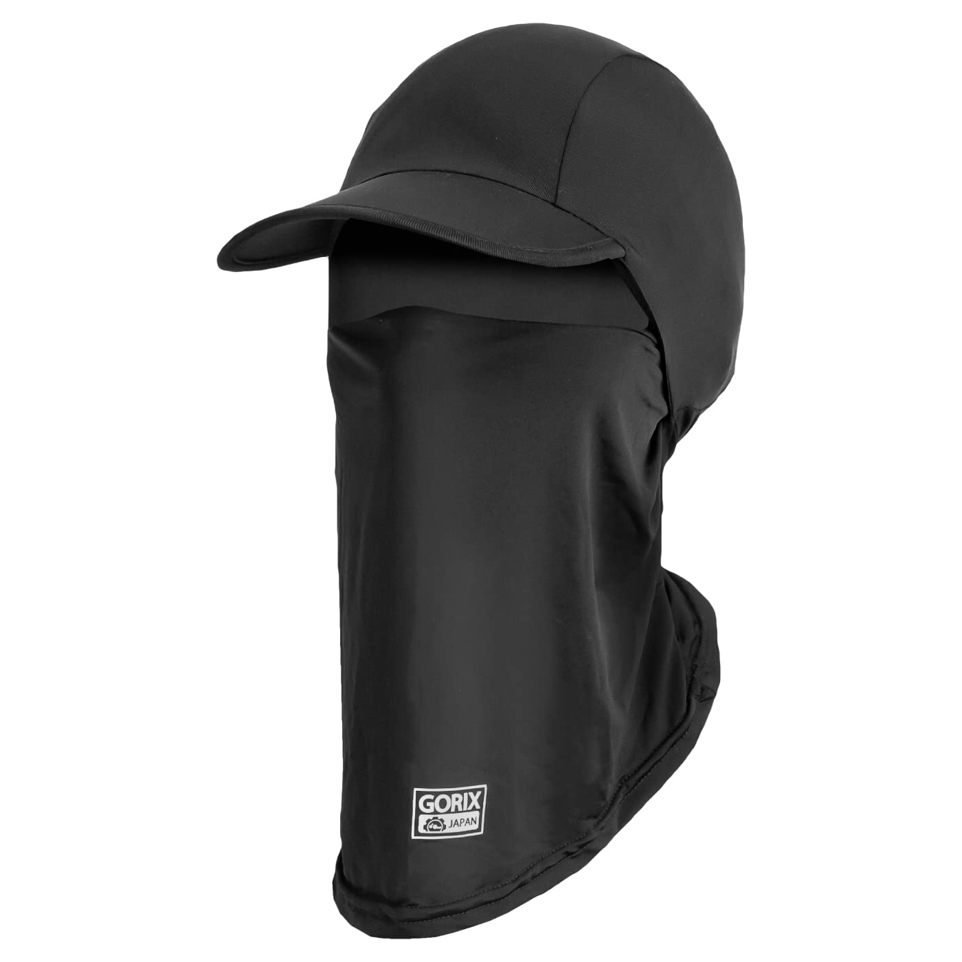

GORIX Summer Cool Face Mask Balaclava for Bicycles Cool to the Touch Cool Cap Included Cool Balaclava with Brim Sports Mask Quick Drying Balaclava UV чёрный