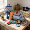 Police Bunny Plush Toy Set With Soft Crystal Fiber For Kids And Family Play
