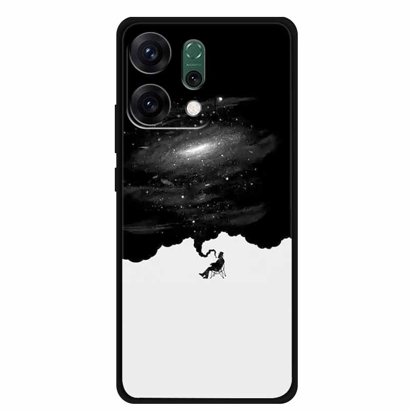 Für Oppo Reno 14 Pro Hülle Cartoon Muster Weiches Silikon TPU Hüllen Für Oppo Reno14 Pro Handyhüllen Neues Reno 14Pro CPH2739 Fundas