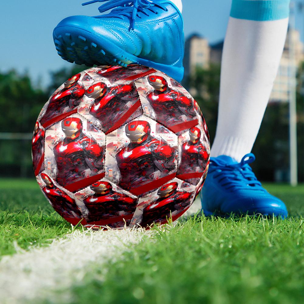 Iron Man Theme Size 5 Soccer Ball, Suitable for Both Indoor and Outdoor Matches, a Gift Suitable for Everyone.