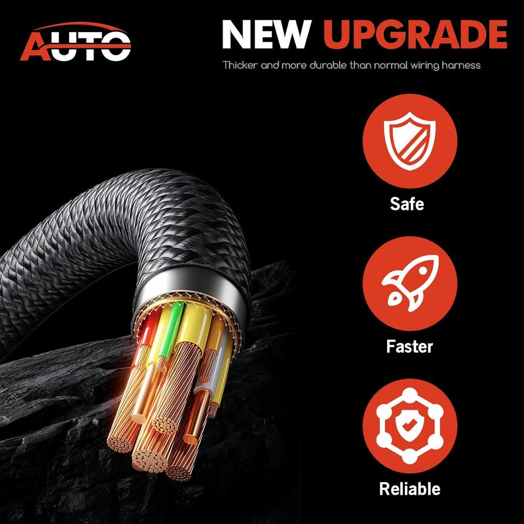 Gen 3 LS Knock Sensor Extension Relocation Harness 41'' Compatible With LS1 LS6 LQ4 LQ9 LM7 L59 LR4 L33