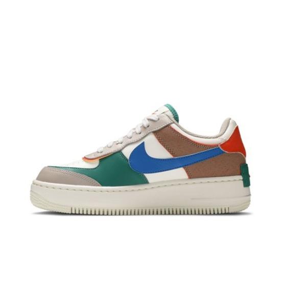Nike Wmns Air Force 1 Shadow 'Sail Signal Blue Green' CI0919-109