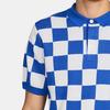 Nike Checkered Pullover Casual Sports Short Sleeve Polo Shirt Men Tops Blue FN3423-480