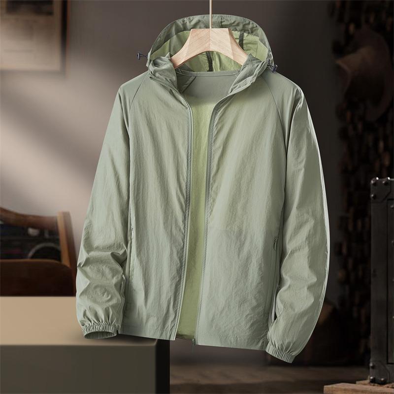 Model dla par z kapeluszem Ochrona przed słońcem i oddychająca lekka kurtka outdoorowa z długim rękawem