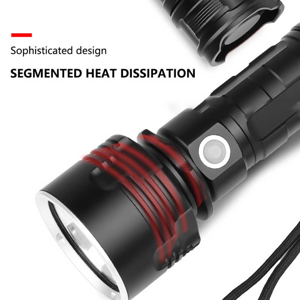 XHP50 Super Powerful Flashlight Brightness Torch Lamps Aluminium Alloy Camping Fishing Illumination Lantern