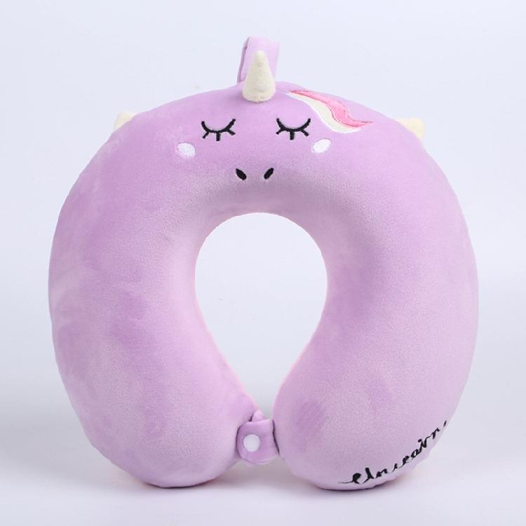 Animal Travel Pillow Comfortable Neck Pillow with Unicorns Eye Mask for Business