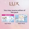 Lux International Smooth & Radiant Bathing Soap 4 X125g For Soft Moisturized Skin With White Rose Fragrance Luxurious Daily Bath Experience