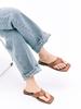 Florida Studio Leicester Square Toe Modern Daily Leather Flip-Flops Fl1025
