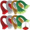 100Pcs/set Polyester Christmas Hanger String Ornaments Handmade Clothing Tag Rope  Home