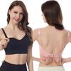 Seamless Plus Size Nursing Bra - Adjustable Front Buckle, Push-up, Postpartum, for Pregnant Women
