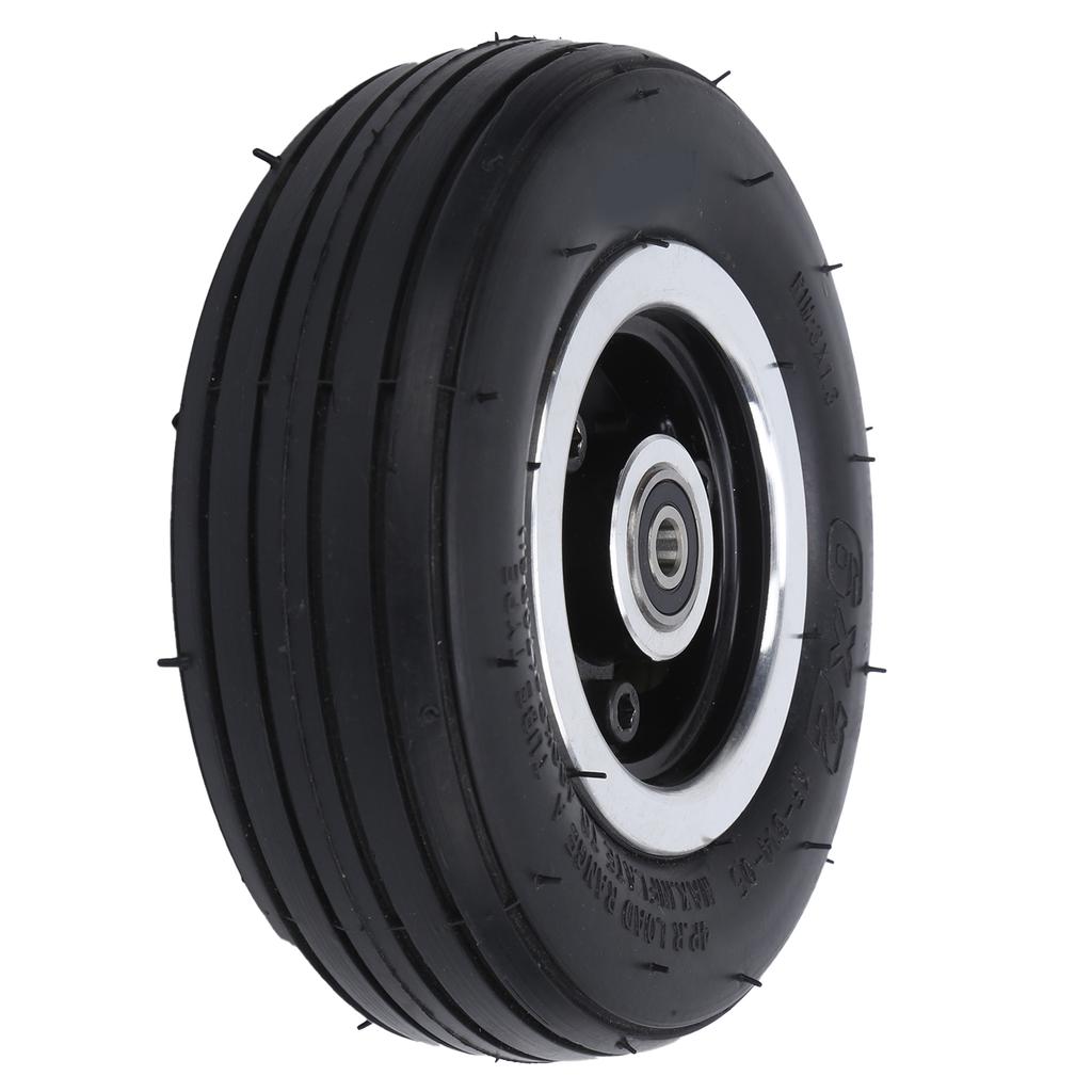 6 Inch Solid Tire 6 X 2 Wheel Rim and Tires Set with Alloy Rims for Electric Scooter Accessories