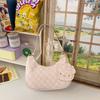 Cartoon Hello Kitty Shoulder Bag For Women With Pu Material And Cute Print For Daily Use