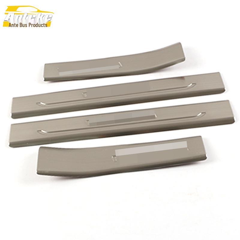 Octavia Stainless Steel Sill & Bumper Welcome Pedal Decorative Patch