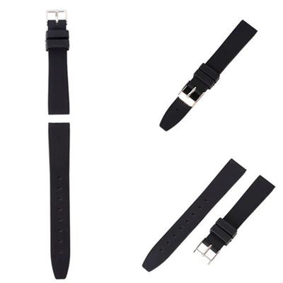 Remplacement de bande de bracelet de montre de boucle de Silicone souple solide imperméable de 16mm - 28mm