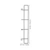 Over Radiator Towel Rack Metal Laundry Drying Rack Hanging Hooks Clothes Towels Indoor Heater Radiator Accessories Black Quick